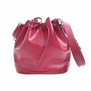 Louis Vuitton Epi Noe BB Purse Shoulder Bag Wine Red Leather